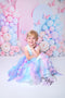 Kate Anniversaire Ballons Fleur Papillon Toile de fond conçu par Ashley Paul - Kate Backdrop FR