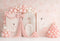 Kate Anniversaire Cygne Ballon Rose Arche Toile de fond conçu par Ashley Paul - Kate Backdrop FR