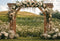 Kate Mariage Romantique Fleur Herbe Arche Toile de fond conçue par Emetselch - Kate Backdrop FR