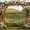 Kate Mariage Romantique Fleur Herbe Arche Toile de fond conçue par Emetselch - Kate Backdrop FR