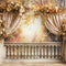 Kate Automne Balcon Rétro Fleurs Rideau Toile de fond conçue par Emetselch - Kate Backdrop FR