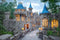 Kate Conte de fées Château Allée Nuit Toile de fond conçue par Mini MakeBelieve