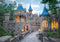 Kate Conte de fées Château Allée Nuit Toile de fond conçue par Mini MakeBelieve