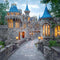 Kate Conte de fées Château Allée Nuit Toile de fond conçue par Mini MakeBelieve