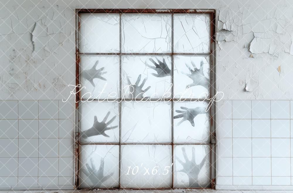 Kate Halloween Mains effrayantes Fenêtre Toile de fond conçue par Mini MakeBelieve - Kate Backdrop FR