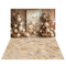 Kate Automne Bohème Fleurs Beige Toile de fond+Beige Texture de pierre Sol Toile de fond - Kate Backdrop FR