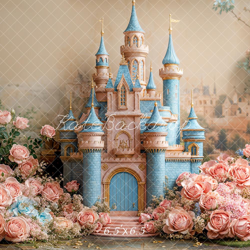 Kate Princesse Château de rêve Fleurs Toile de fond conçue par Emetselch