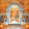 Kate Automne Fleur Arche Citrouille Érable Toile de fond conçue par Emetselch - Kate Backdrop FR