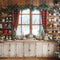 Kate Noël Cuisine Vaisselle Fenêtre Toile de fond conçue par Emetselch - Kate Backdrop FR