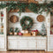 Kate Noël Armoire Rustique Blanc Toile de fond conçue par Emetselch - Kate Backdrop FR