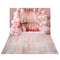 Kate Fleur Rideaux Ballon Rose Gâteau Toile de fond+Bois Rose clair Sol Toile de fond