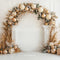Kate Sapin de Noël Doré Bohème Arche Cadeaux Toile de fond conçue par Emetselch - Kate Backdrop FR