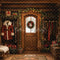 Kate Père Noël Chambre Bois Cabane Toile de fond conçue par Emetselch - Kate Backdrop FR