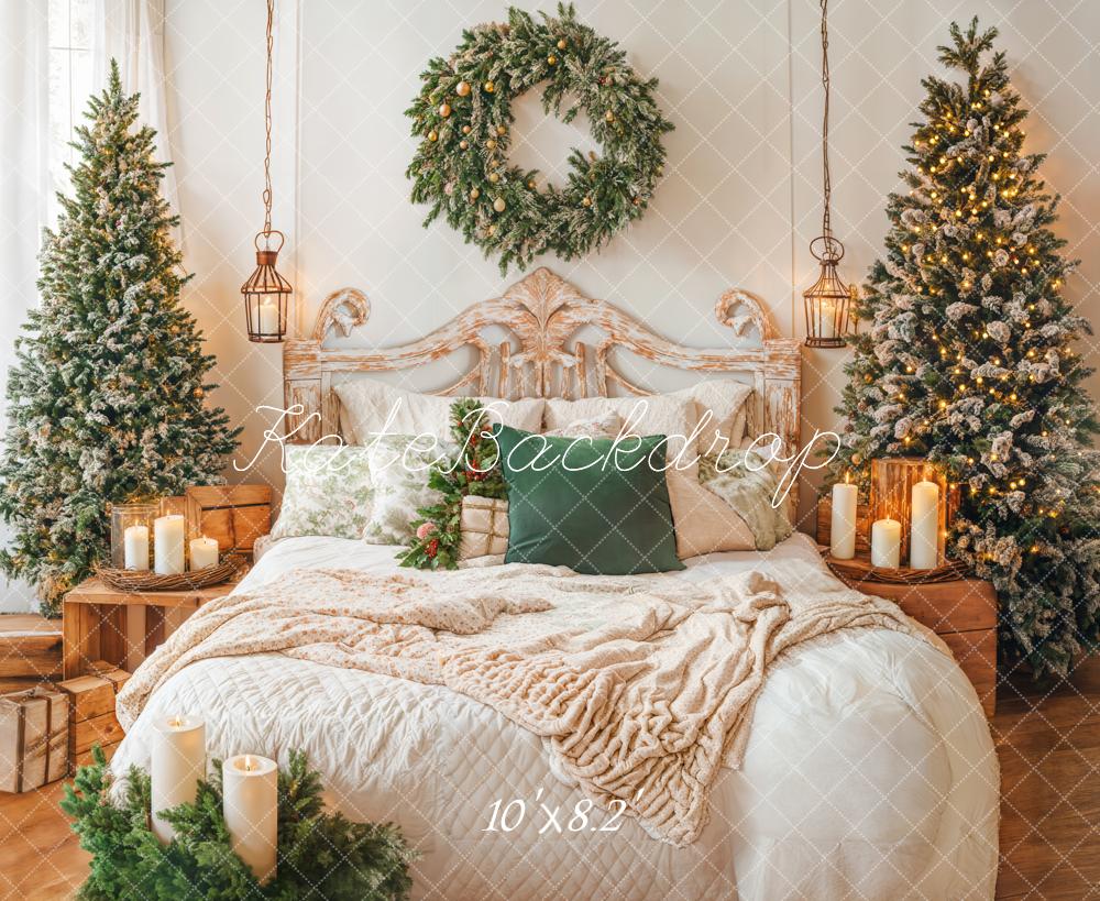 Kate Noël Tête de lit Sapins Confortable Toile de fond conçue par Emetselch - Kate Backdrop FR
