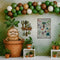 Kate Anniversaire Herboristerie Jardin Serre Toile de fond conçue par Patty Roberts - Kate Backdrop FR