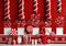 Kate Noël Bonbons Boutique Rouge Toile de fond conçue par Patty Roberts - Kate Backdrop FR