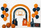 Kate Anniversaire Basket-ball Sport Ballons Toile de fond conçue par Patty Roberts - Kate Backdrop FR