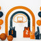 Kate Anniversaire Basket-ball Sport Ballons Toile de fond conçue par Patty Roberts - Kate Backdrop FR