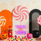 Kate Halloween Bonbons Trick or Treat Toile de fond conçue par Patty Roberts - Kate Backdrop FR