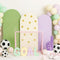 Kate Anniversaire Sport Football Pastel Ballon Toile de fond conçue par Patty Roberts - Kate Backdrop FR