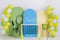 Kate Anniversaire Tennis Ballons Sport Toile de fond conçue par Patty Roberts - Kate Backdrop FR