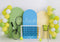 Kate Anniversaire Tennis Ballons Sport Toile de fond conçue par Patty Roberts - Kate Backdrop FR