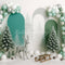Kate Anniversaire Hiver Arbres Traîneau Ballon Toile de fond conçue par Patty Roberts - Kate Backdrop FR