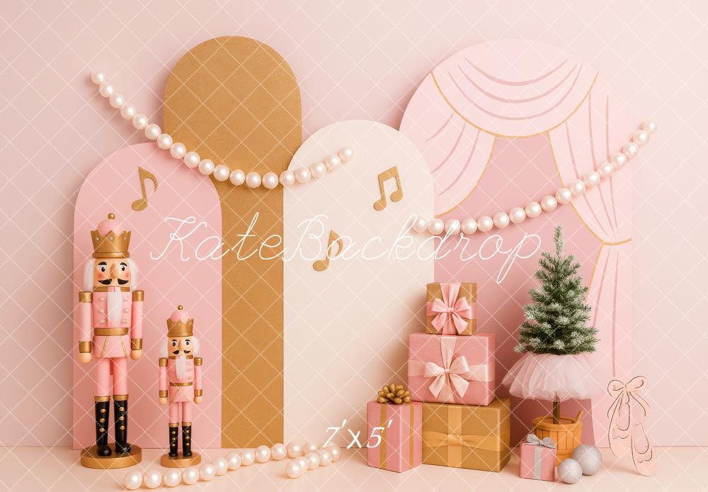 Kate Noël Rose Casse-Noisette Perle Cadeaux Toile de fond conçue par Patty Roberts - Kate Backdrop FR