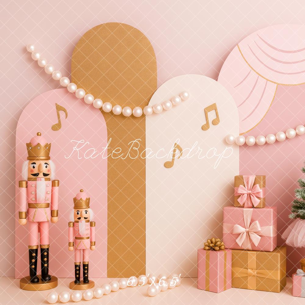 Kate Noël Rose Casse-Noisette Perle Cadeaux Toile de fond conçue par Patty Roberts - Kate Backdrop FR