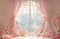 Kate Fleurs Fenêtre Rideau Rose Toile de fond conçue par Emetselch - Kate Backdrop FR