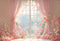Kate Fleurs Fenêtre Rideau Rose Toile de fond conçue par Emetselch - Kate Backdrop FR