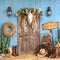 Kate Anniversaire Cowboy Cactus Porte Toile de fond conçue par Emetselch - Kate Backdrop FR