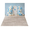 Kate Anniversaire Ballons Porte Canards Toile de fond+Bois Texture Beige Sol Toile de fond