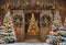 Kate Sapin de Noël Grange Porte Lumières Toile de fond conçue par Emetselch - Kate Backdrop FR