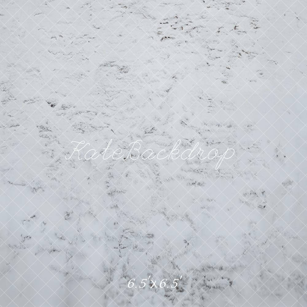 Kate Hiver Neige Blanc Sol Toile de fond conçue par Emetselch - Kate Backdrop FR