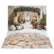 Kate Noël Arche Neige Arbres Lumière Toile de fond+Hiver Pierres Neige Sol Toile de fond