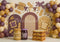 Kate Anniversaire Pain Confiture Ballons Toile de fond conçue par Mini MakeBelieve - Kate Backdrop FR