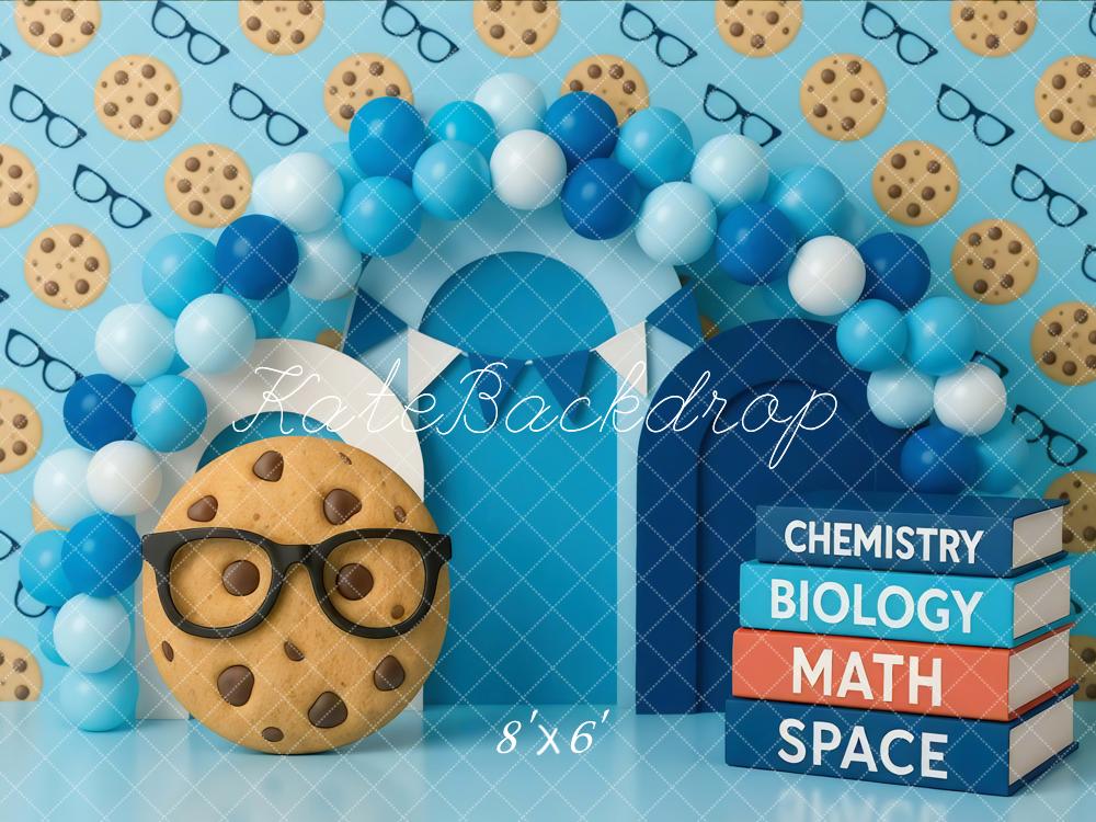 Kate Scolaire Ballons Biscuit Livres Toile de fond conçue par Mini MakeBelieve - Kate Backdrop FR