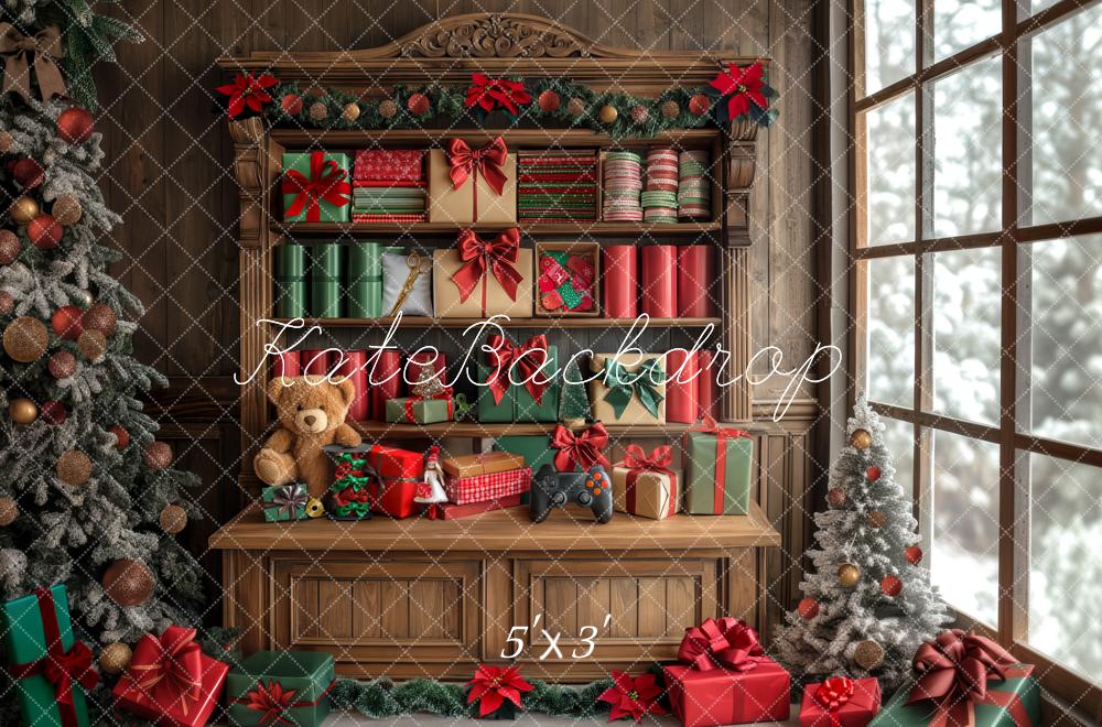 Kate Noël Cadeaux Armoire Salle Fenêtre Toile de fond conçue par Mini MakeBelieve - Kate Backdrop FR