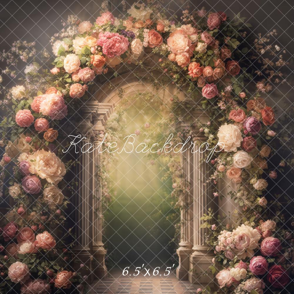 Kate Beaux-arts Arche Fleurs Jardin Toile de fond conçue par Emetselch - Kate Backdrop FR