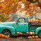 Kate Automne Camion Bleu Citrouilles Érable Toile de fond conçue par Emetselch - Kate Backdrop FR