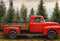 Kate Noël Camion Rouge Forêt Toile de fond conçue par Emetselch - Kate Backdrop FR