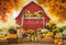 Kate Automne Grange Fruits Fleurs Érable Toile de fond conçue par Emetselch - Kate Backdrop FR