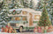 Kate Noël Camping-car Cadeaux Forêt Neige Toile de fond conçue par Emetselch - Kate Backdrop FR
