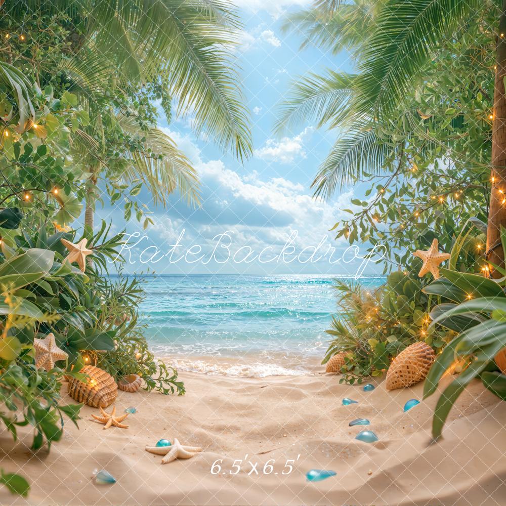 Kate Été Tropical Plage Ciel Lumière Toile de fond conçue par Emetselch - Kate Backdrop FR