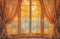 Kate Automne Fenêtre Rideaux Érable Forêt Toile de fond conçue par Emetselch - Kate Backdrop FR
