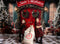 Kate Noël Porte Rouge Neige Cadeaux Toile de fond conçue par Emetselch - Kate Backdrop FR
