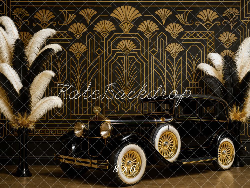 Kate Gatsby Art Déco Voiture Toile de fond conçue par Mini MakeBelieve - Kate Backdrop FR