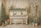 Kate Noël Cadeaux Piano Roses Arbre Toile de fond conçu par Ashley Paul - Kate Backdrop FR