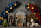Kate Anniversaire Chevalier Château Ballon Toile de fond conçue par Patty Roberts - Kate Backdrop FR